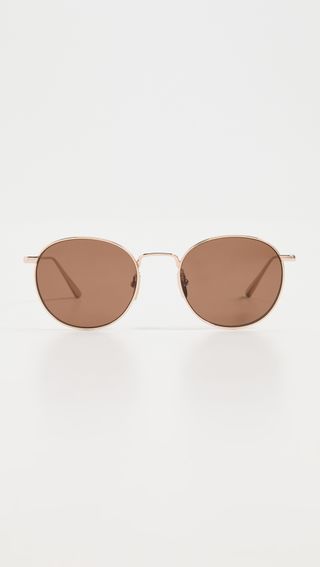 Chimi + Steel Round Sunglasses