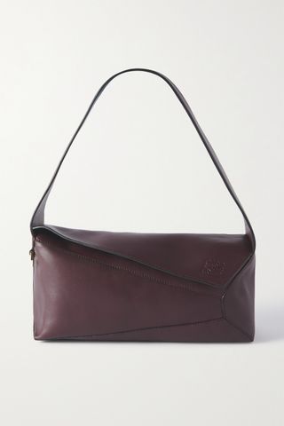 Loewe + Puzzle Hobo Leather Shoulder Bag