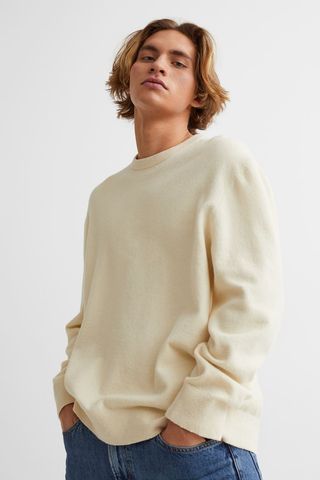 H&M + Relaxed Fit Fine-Knit Jumper