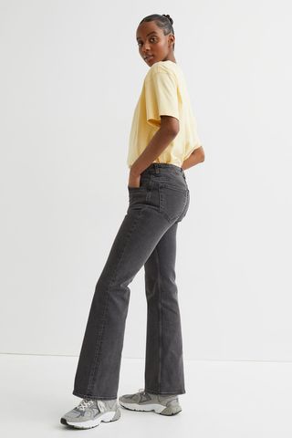 H&M + Flared Low Jeans