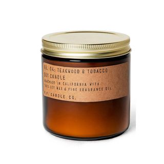 P.F. Candle Co. + Teakwood & Tobacco Soy Candle