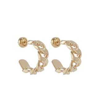 Givenchy + G-Chain Hoop Earrings