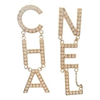 Chanel + Preloved Crystal Drop Earrings