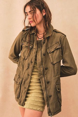 Free People + Not Your Brothers Surplus Jacket