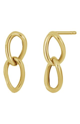 Bony Levy + 14k Gold Double Link Drop Earrings
