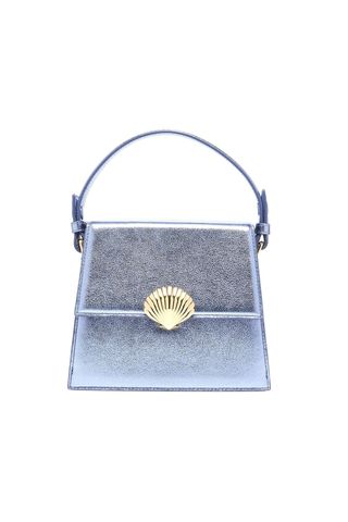 Rixo + Jemima Mini Trapeze Handbag With Chain