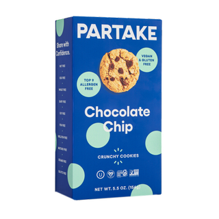 Partake Foods + Crunchy Chocolate Chip Cookies