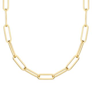 Brilliant Earth + 14K Yellow Gold Lola Paperclip Chain Necklace