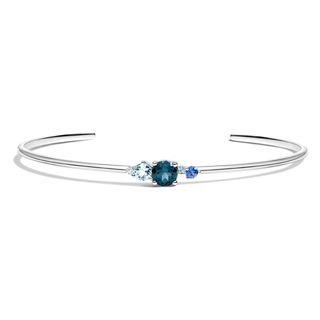 Brilliant Earth + Silver Hydrangea Cuff Bracelet