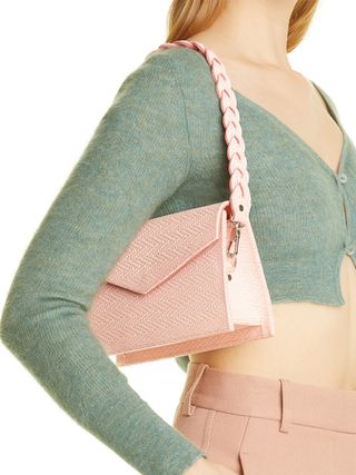 Anima Iris + Zaya Woven Leather Shoulder Bag