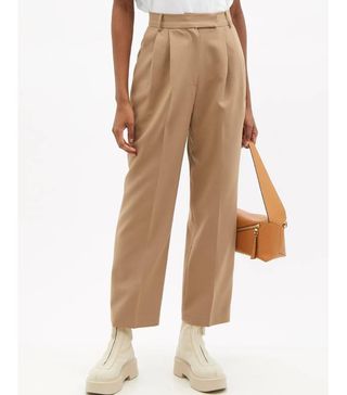 The Frankie Shop + Bea Pleated Fresco Suit Trousers