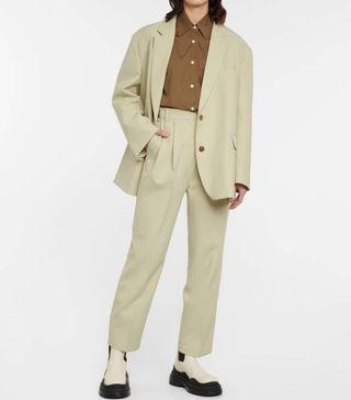 The Frankie Shop + Bea Twill High-Rise Pants