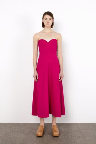 Zara + Midi Bustier Dress