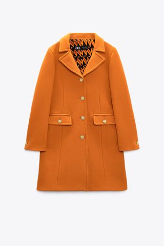 Zara + Limited Edition Warm Wool Premium Coat