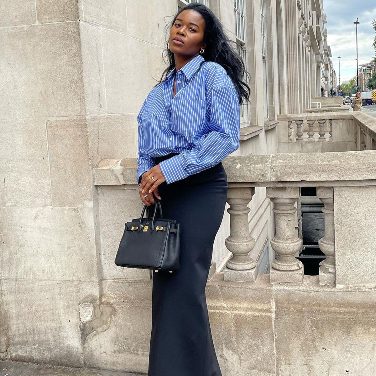 Photos + Links: Styling a Chic Slit Skirt Date Night Outfit