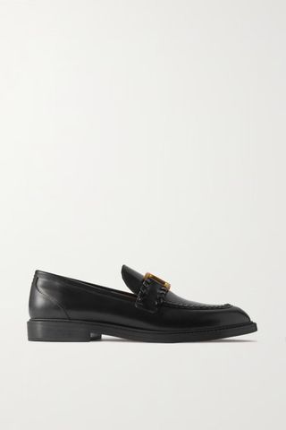 Chloé + Marcie Embellished Leather Loafers