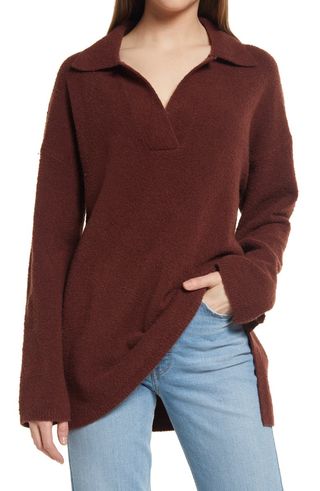 Open Edit + Oversize Polo Sweater