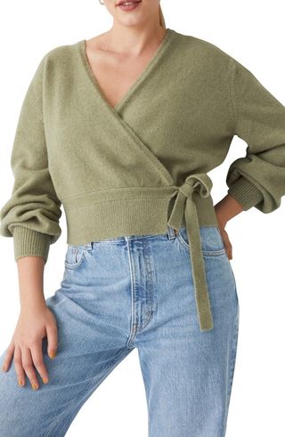 & Other Stories + Surplice Wrap Sweater