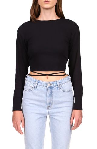 Sanctuary + All Tied Up Knit Crop Top