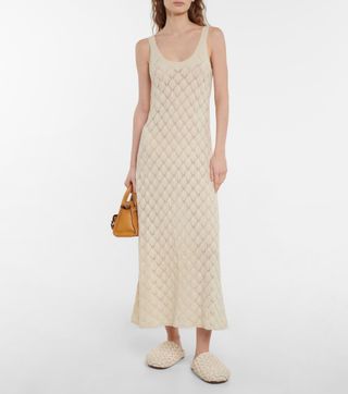 Mytheresa + Open-Knit Cashmere Maxi Dress