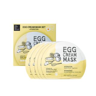 Too Cool for School + Egg Cream Mask Hydration Set