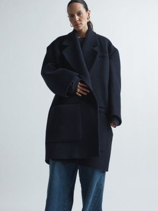 Raey + Super Oversized Wool Blend Coat