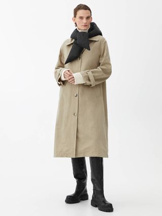 Arket + Oversized Linen Blend Coat