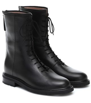 Legres + Leather Combat Boots