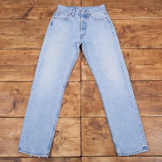 Etsy + Vintage Levi's 501 Stonewash Blue Straight Leg Jeans