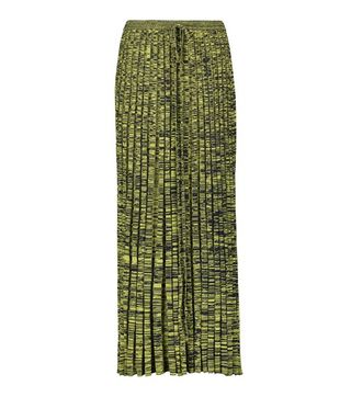 Christopher Esber + Space-Dyed Pleated Maxi Skirt