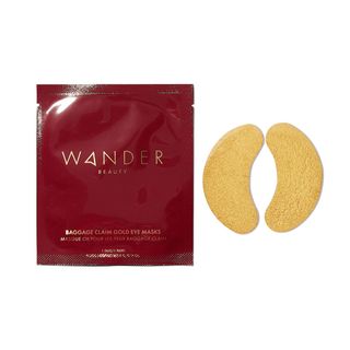 Wander Beauty + Baggage Claim Eye Masks Gold