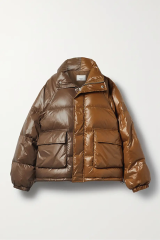 Frankie Shop + Solan Two-Tone Quilted Shell Down Jacket