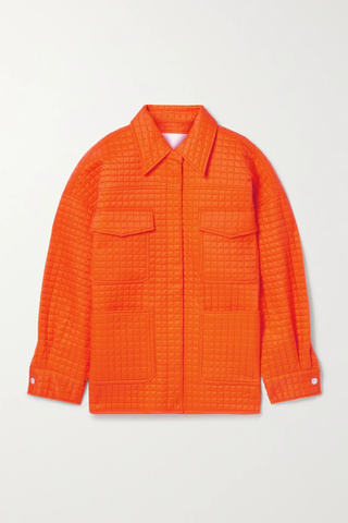 Remain Birger Christensen + Atina Quilted Neon Recycled Shell Jacket