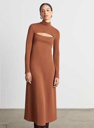 Who What Wear Collection + Jasmine Cutout Midi Dress