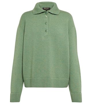 Loro Piana + Berkeley Cashmere Polo Sweater