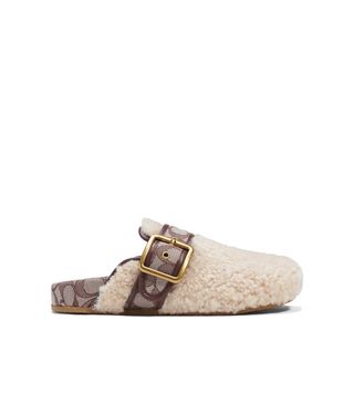 Coach + Genuine Shearling Clog