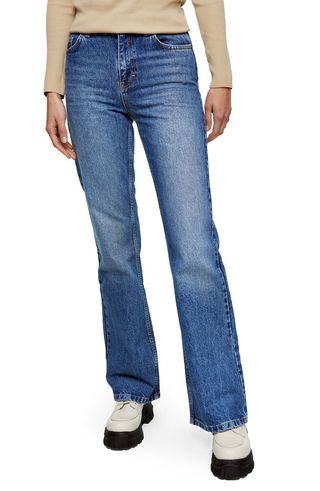 Topshop + Rigid High Waist Flare Jeans