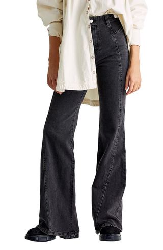 Free People + Florence Flare High Waist Jeans