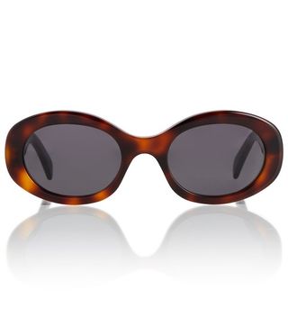 Celine Eyewear + Triomphe Round Sunglasses