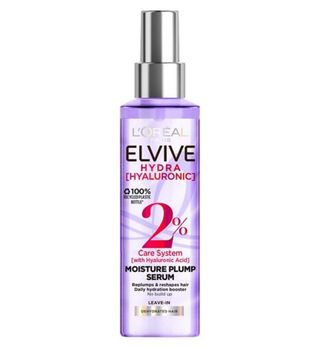 L'Oréal Elvive + Hydra Hyaluronic Acid Serum, Moisturising for Dehydrated Hair