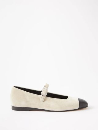 Le Monde Beryl + Velvet and Leather Mary Jane Flats