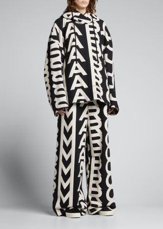 Marc Jacobs + Monogram-Print Cotton Sweatpants