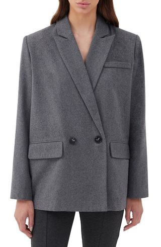 4th & Reckless + Eira Oversize Double Breasted Blazer