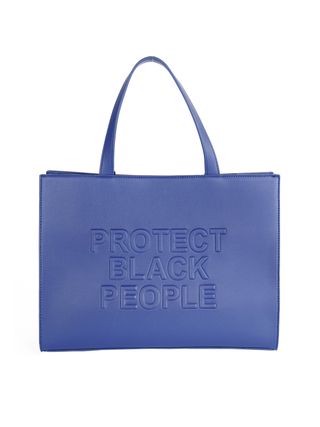 Cise + PBP Cobalt Vegan Leather Bag