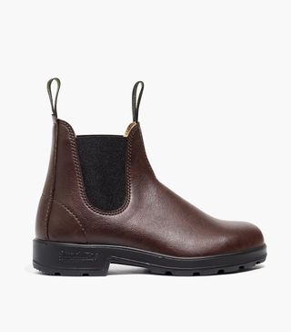 Blundstone + Classic 500 Chelsea Boots in Vegan Leather in Brown