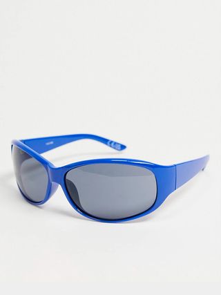 ASOS Design + Wrap 90s Sunglasses
