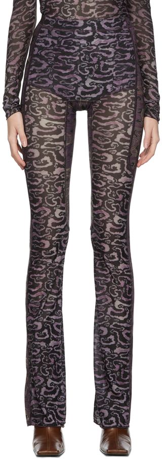 Knwls + Purple Sheer Halycon Trousers