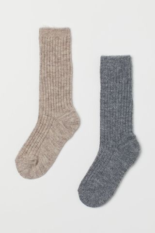 H&M + 2-Pack Wool-Blend Socks