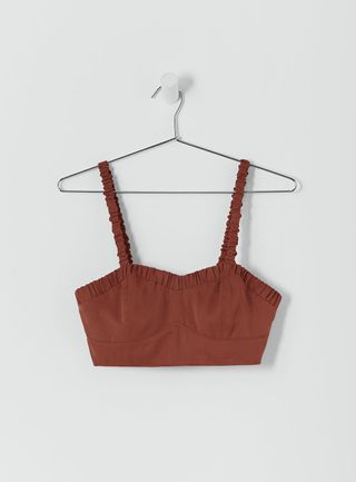 Who What Wear Collection + Allyson Bustier Crop Top