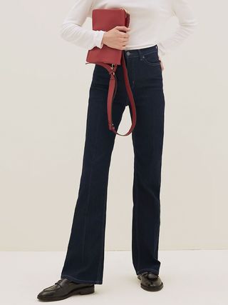 Autograph + Luxury High Waisted Flared Jeans
